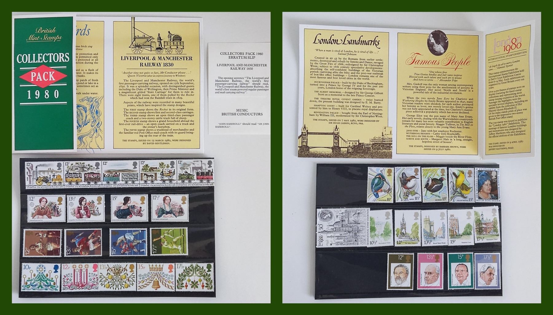 Collection of 1st day issue stamps 1965 - 1970 and a 1980's collectors pack. - Image 2 of 2