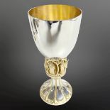A fine Elizabeth II Aurum silver-gilt goblet Made by Order of the Dean and Chapter of Canterbury to