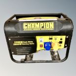A Champion global power equipment 2.78KBA petrol generator.