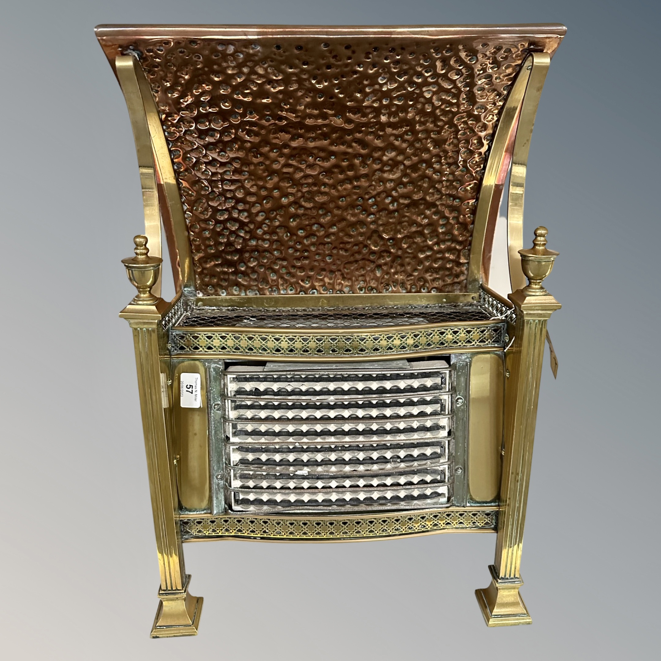 An ornate 20th Century Belling fire,