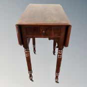 A 19th century mahogany pembroke table