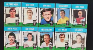 A&BC 1967 England football team cards.