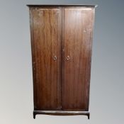 A Stag double door wardrobe