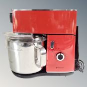 A Hotpoint food mixer.