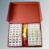 A Mahjong set in case