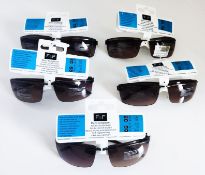 A collection of men's new F&F Fashion full UV protection sunglasses with tags