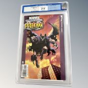 Marvel Comics Ultimate Spider-Man #7, CGC Universal Grade 9.6, slabbed.