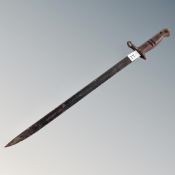 A World War I bayonet