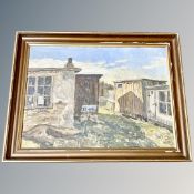 Danish School : Sheds, oil on canvas, in