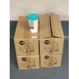 Four boxes of Circular & Co 12 oz lidded