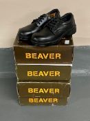 Four pairs of Beaver safety shoes, vario