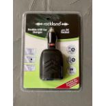 Eight Rockland double USB car chargers