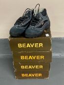 Four pairs of Beaver safety shoes, vario