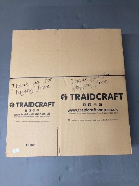 40 Tradecraft flat packed corrugated box