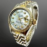 Rolex Lady's Datejust stainless steel and 18ct gold automatic calendar wristwatch,