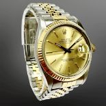 Rolex Gent's Datejust stainless steel and 18ct gold automatic calendar wristwatch,
