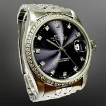 Rolex Gent's Datejust stainless steel automatic calendar wristwatch, ref.