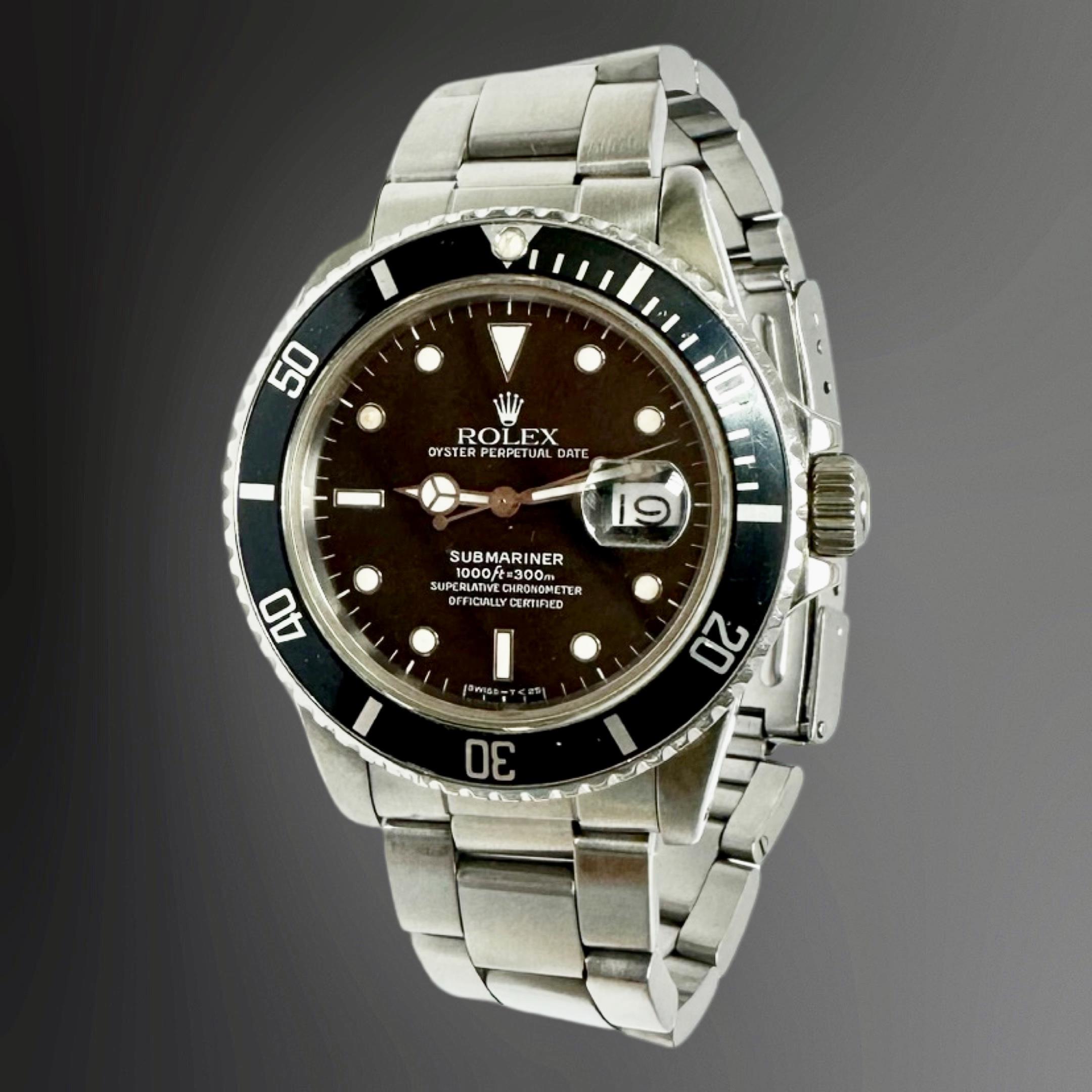 Rolex Gent's Submariner stainless steel automatic calendar wristwatch, Ref. - Image 4 of 6