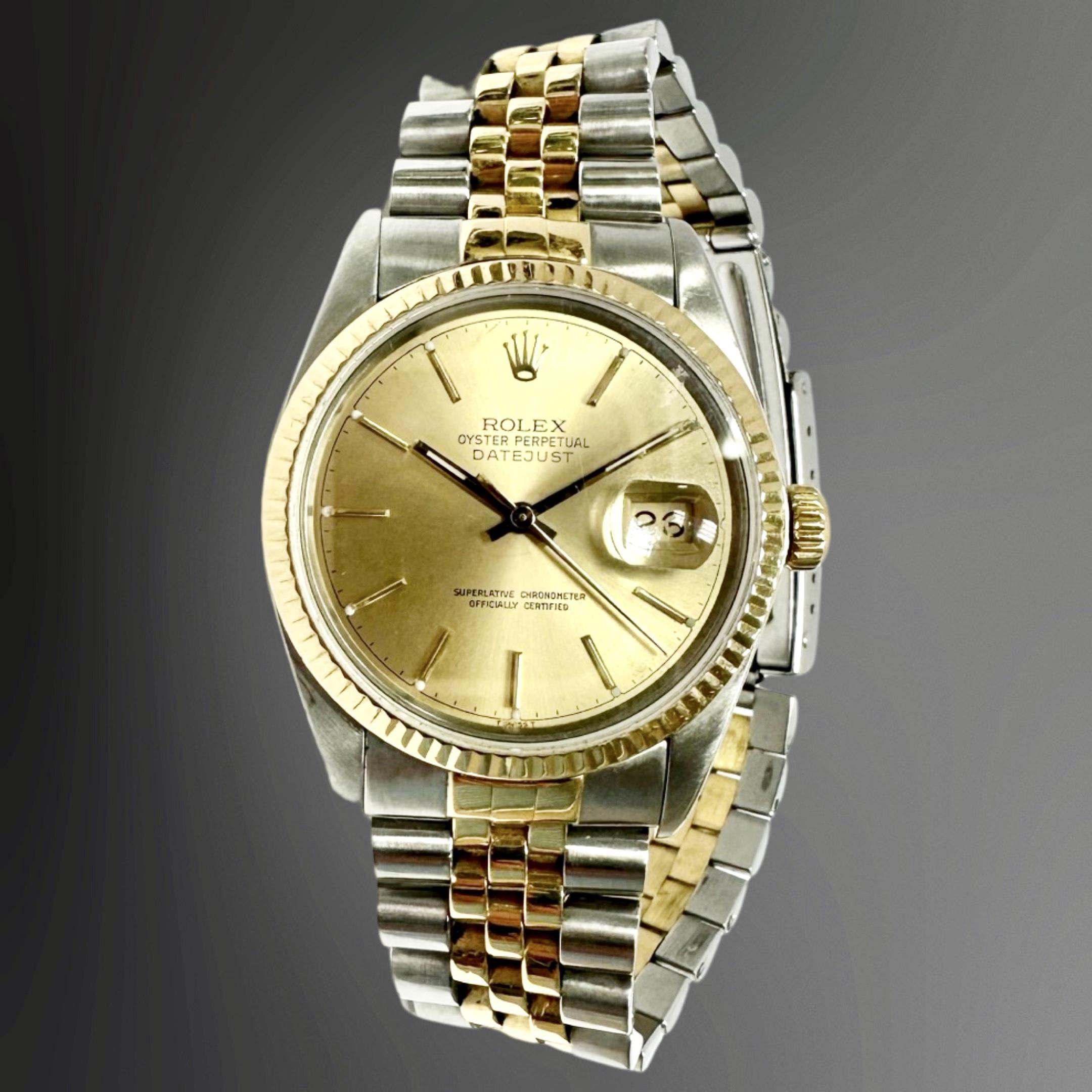 Rolex Gent's Datejust stainless steel and 18ct gold automatic calendar wristwatch, - Image 4 of 5