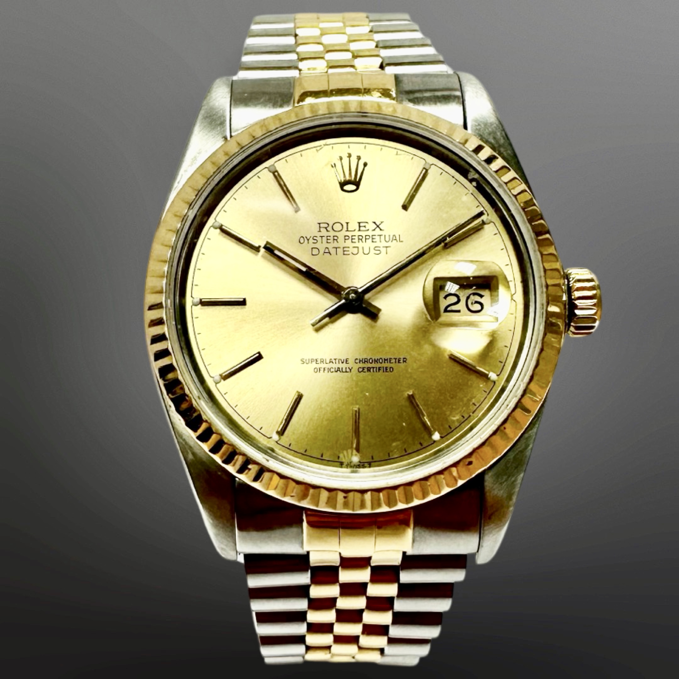 Rolex Gent's Datejust stainless steel and 18ct gold automatic calendar wristwatch, - Image 3 of 5
