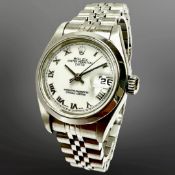 Rolex Lady's Date stainless steel automatic calendar wristwatch, circa 1984,