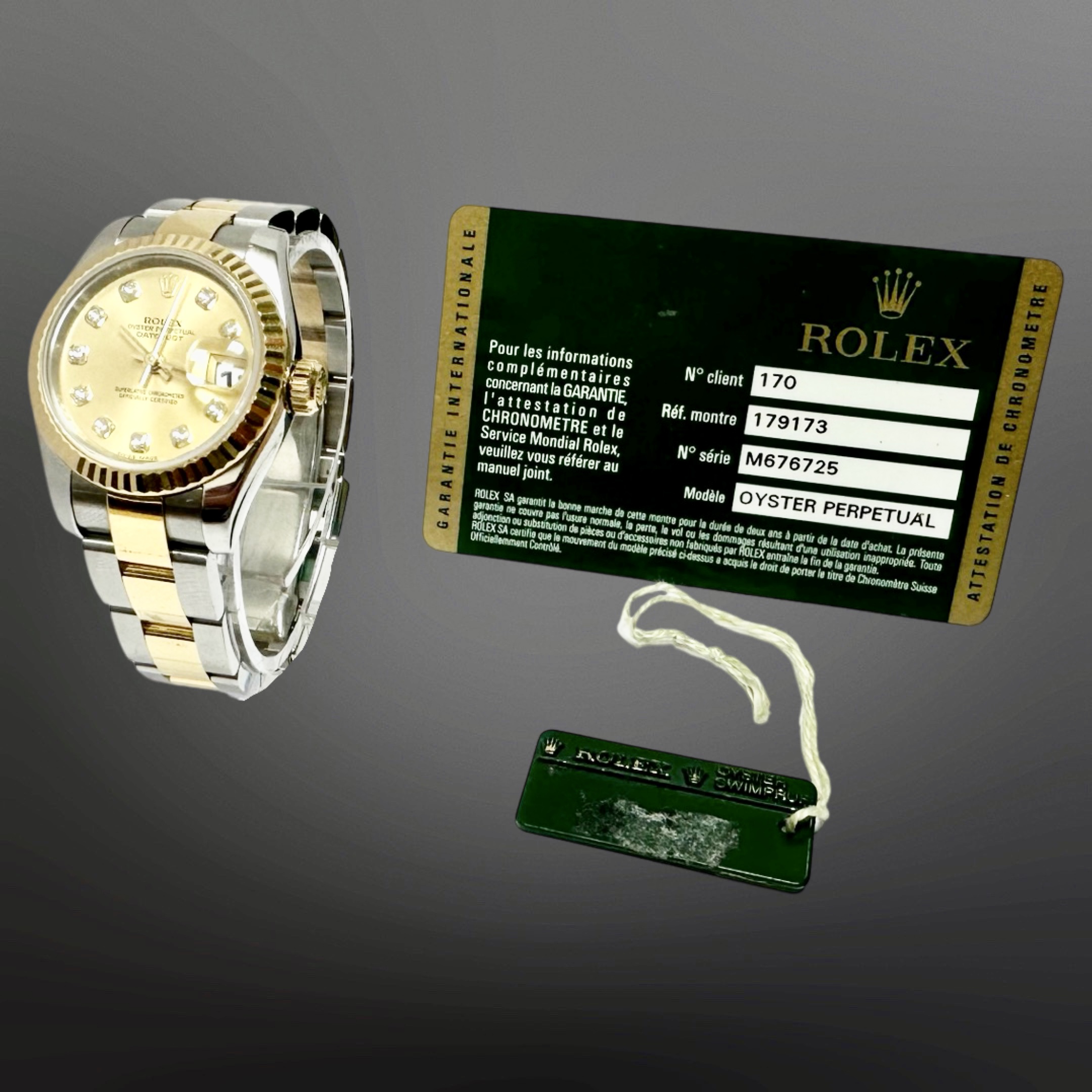 Rolex Lady's Datejust stainless steel and 18ct gold automatic calendar wristwatch, Ref. - Image 6 of 6