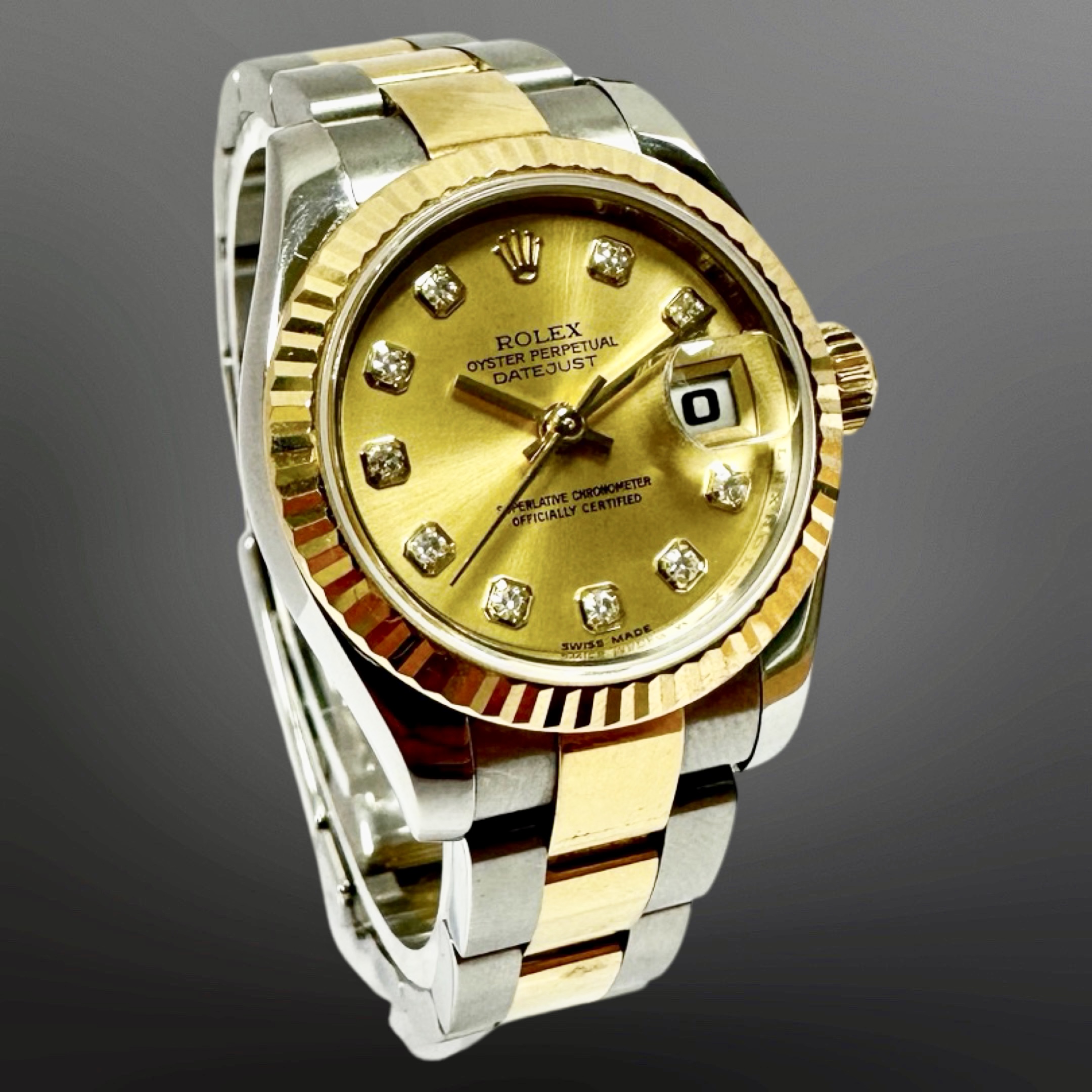 Rolex Lady's Datejust stainless steel and 18ct gold automatic calendar wristwatch, Ref. - Image 2 of 6