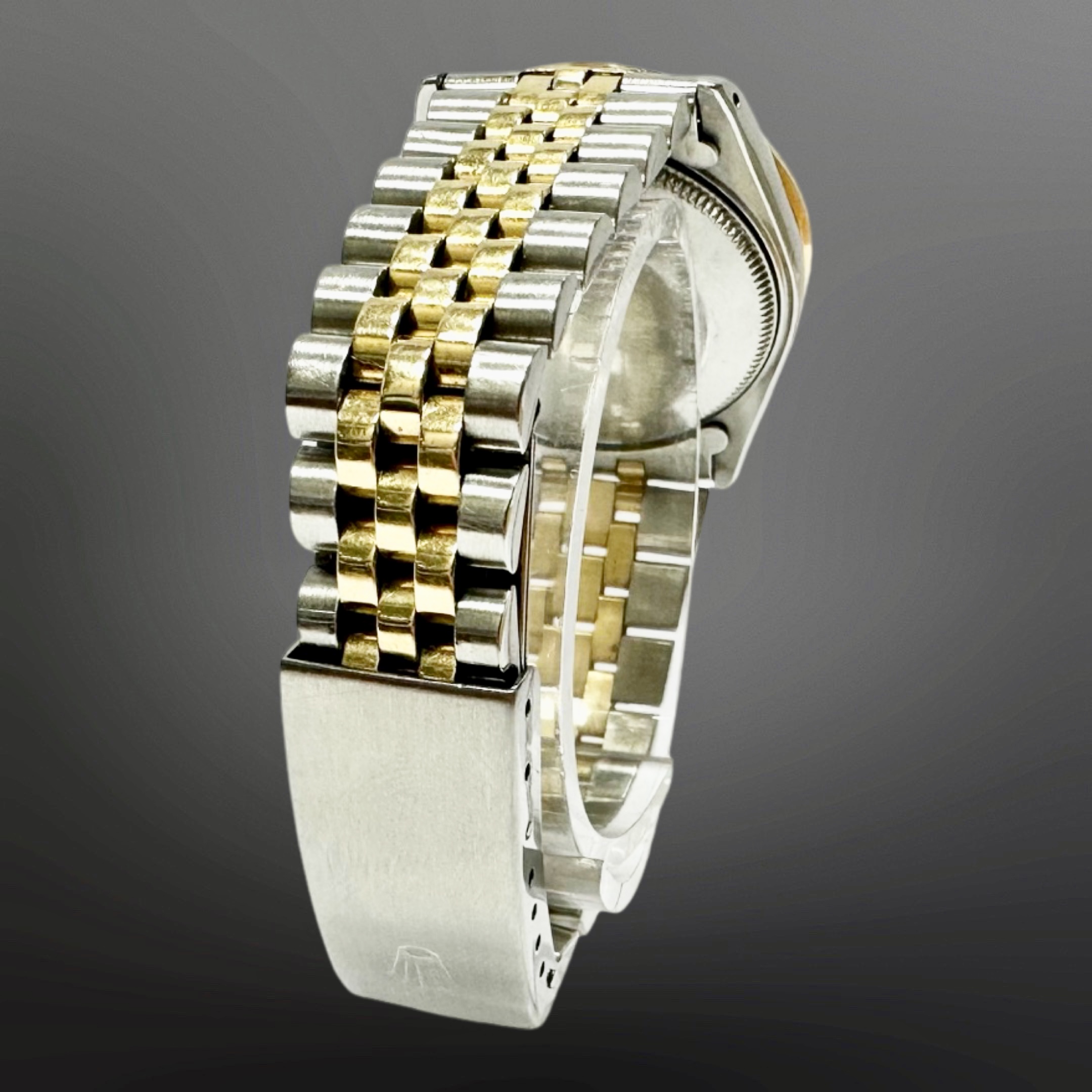 Rolex Lady's Datejust stainless steel and 18ct gold diamond-set automatic calendar wristwatch, - Image 2 of 5