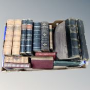 A box containing 19th century and later volumes to include Chamber's Journal, household physician,