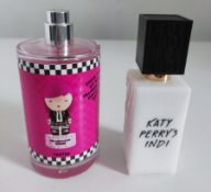 Gwen Stefani Harajuku Lovers 100 EDT and Katy Perry 30ml Parfum.