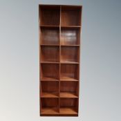 A set of 20th century Danish cube bookshelves,