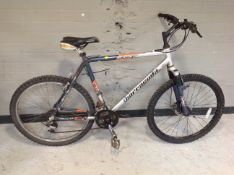 A Barracuda XC250 front suspension mountain bike.