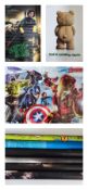 Several movie posters including Marvel's Avengers, Ted etc,