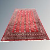 A Bokhara carpet 345 cm x 251 cm