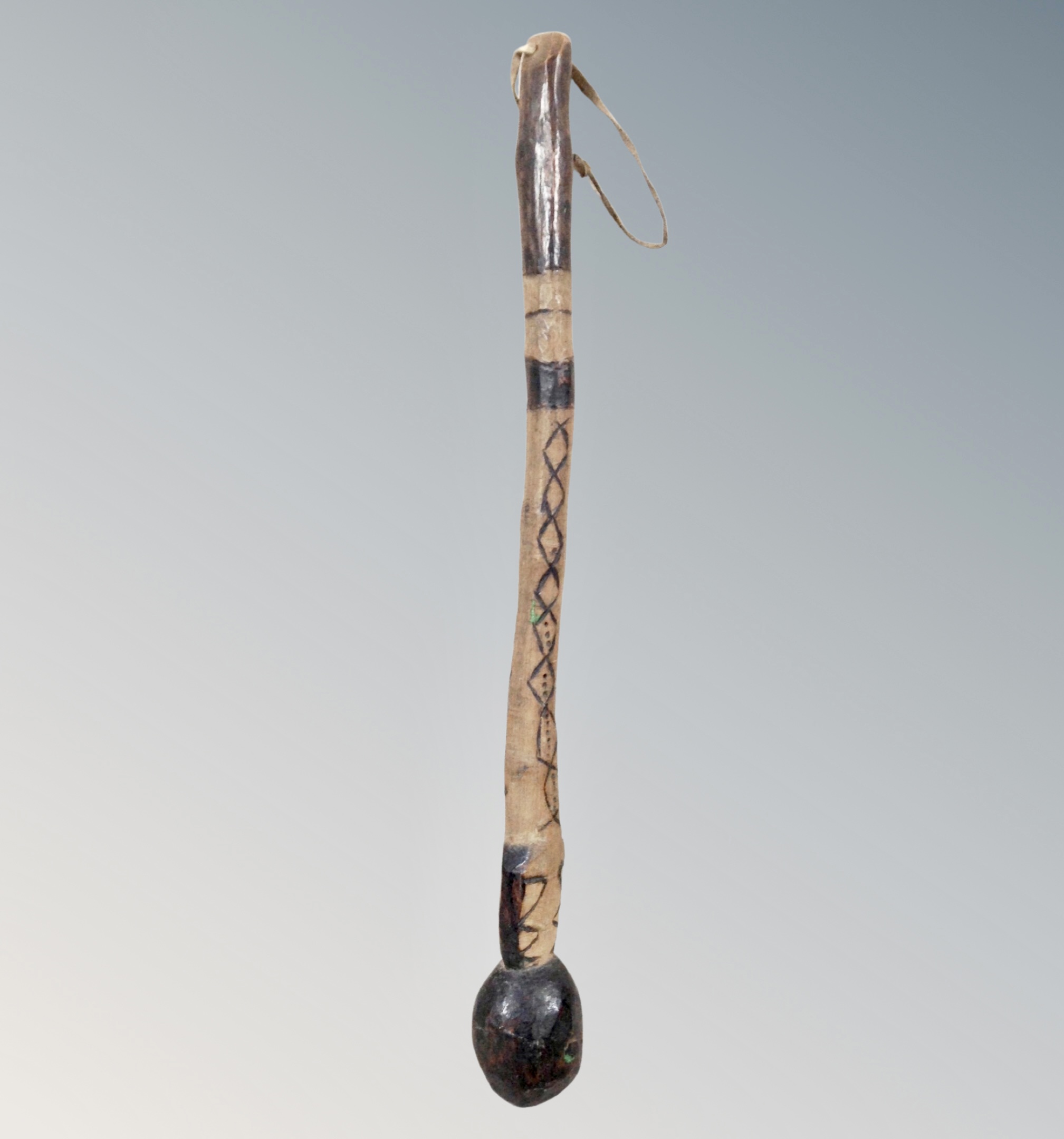 A 20th century African knobkerrie