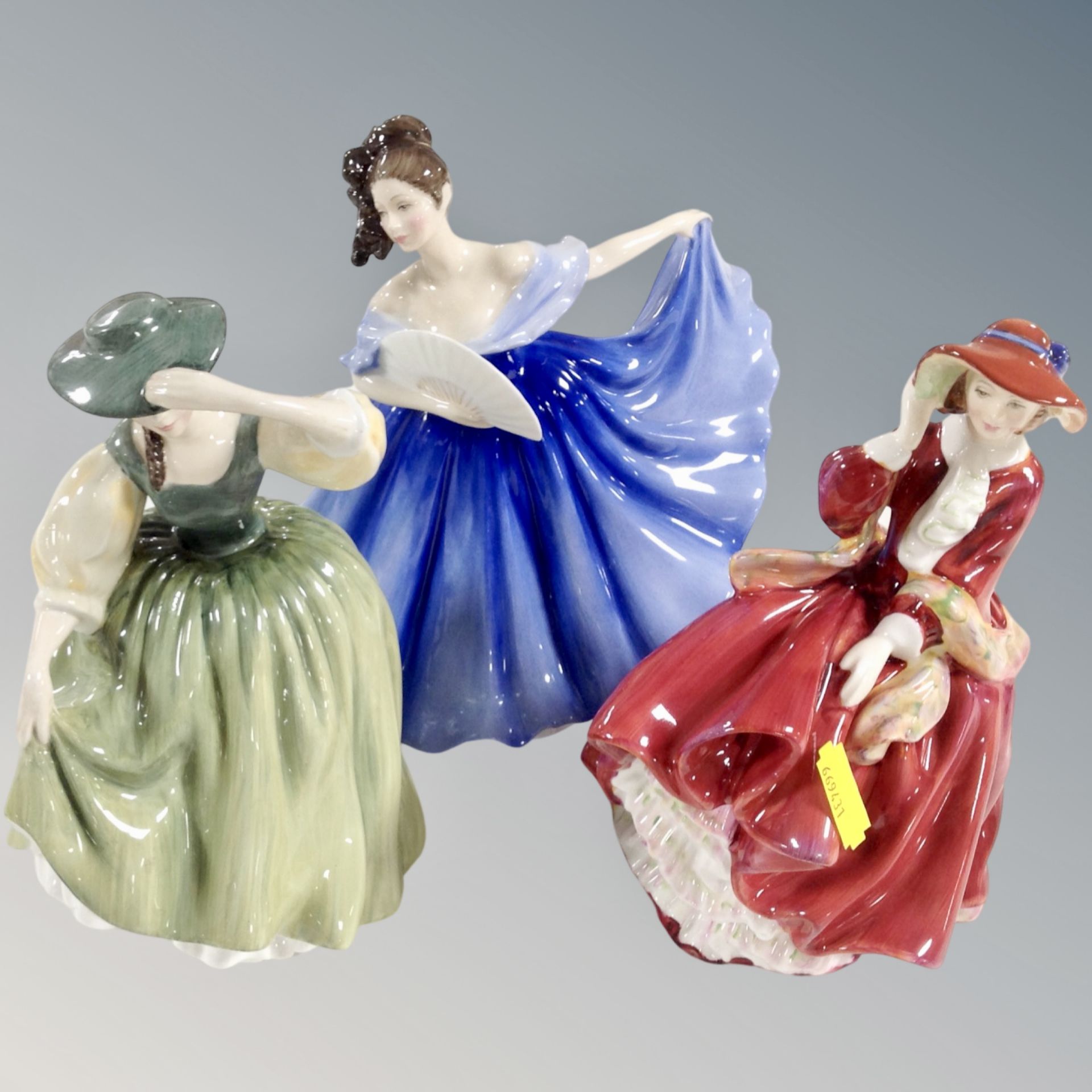 Three Royal Doulton figures - Buttercup HN2309,