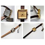 Vivienne Westwood "Cube" new quartz wristwatch (VV008GDBRNC) with tags.