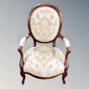 A 19th century armchair