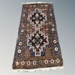 An antique Afghan/Caucasian rug, circa 1900,