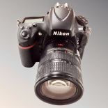 A Nikon D800 camera with Nikon 24M-120M lens CONDITION REPORT: Un-tested.