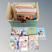 A box of twenty one mid century children's books and annuals