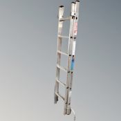 A Master Class Prodck aluminium extension ladder