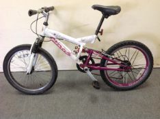 A Cross Child's front suspension mountain bike