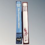 Two folio society volumes - The best after dinner stories and The Franchise affair by Josephine Tey,