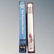 Two folio society volumes - The best after dinner stories and The Franchise affair by Josephine Tey,