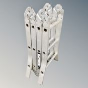 An Abru folding aluminium multi function ladder