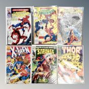 Marvel Comics The Mighty Thor issue 139, Dr Strange Master of Black Magic issue 182,