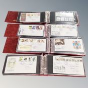 A collection of stamps : Four New Classic cover albums containing First Day Covers