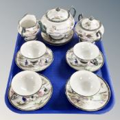 A 20th century Japanese egg shell export tea service.