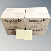 Four boxes of sealed Air Mail Lite padded envelopes,